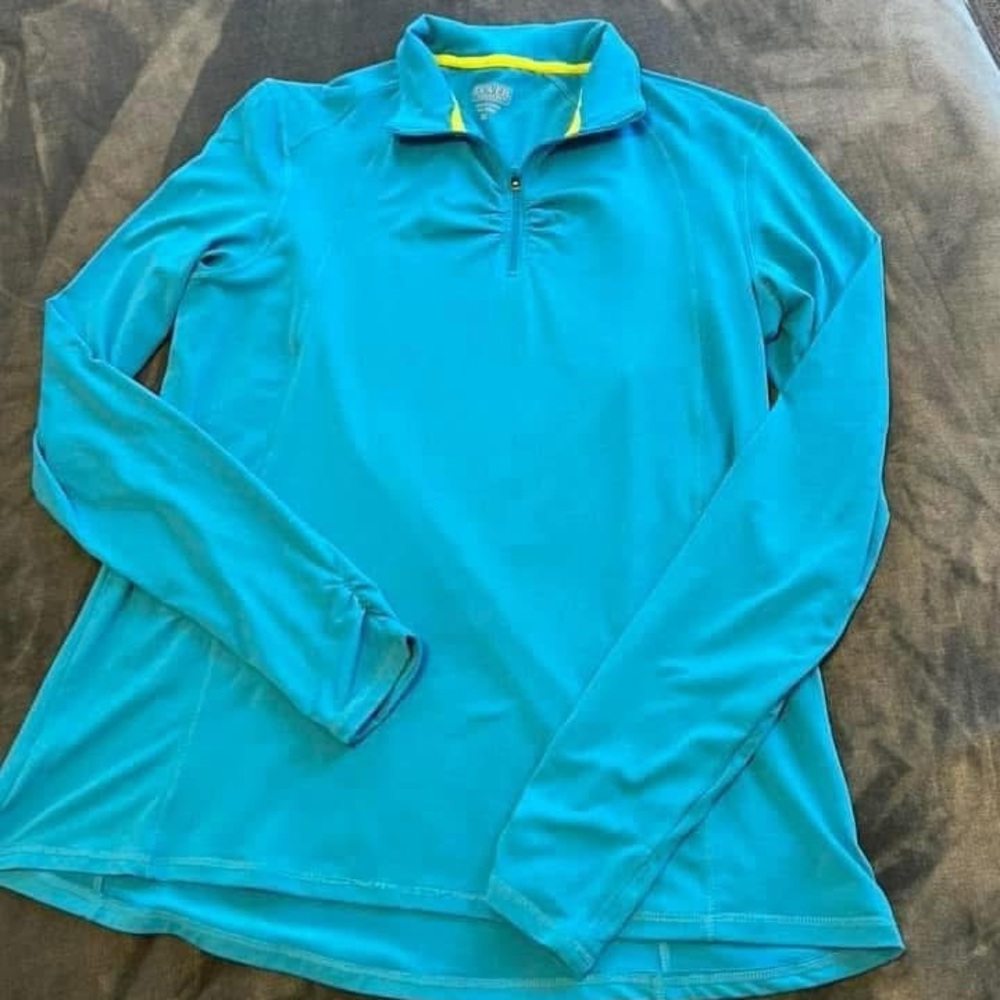 Dover Saddlery Tech Long Sleeve Quarter-Zip Riding Top-lightly worn